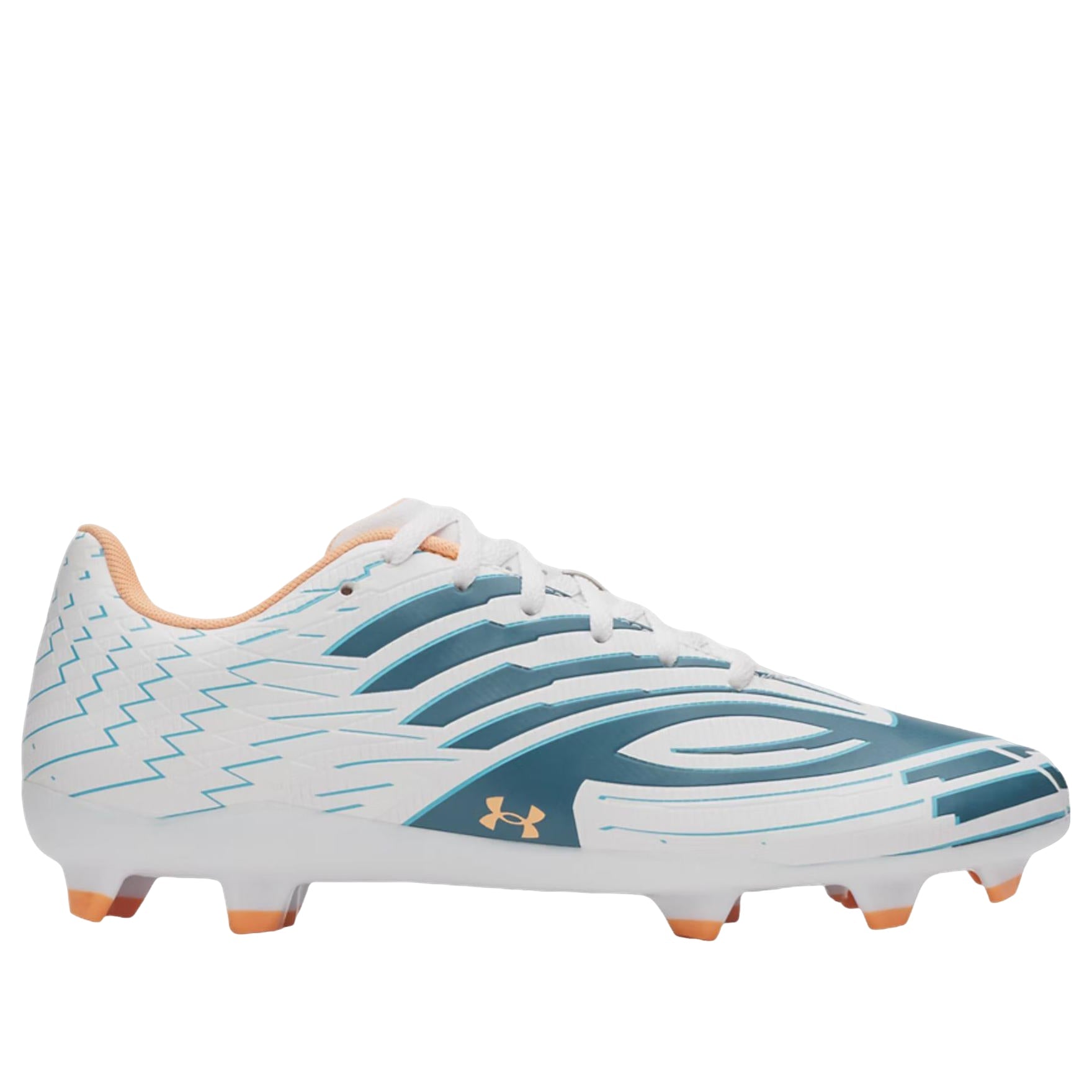 Under Armour Shadow Select 4 FG 'White Boundless Blue Orange Bloc' 6006230-100