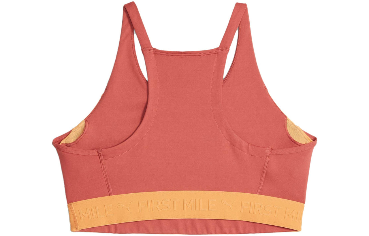 (WMNS) PUMA x FIRST MILE High Support Running Bra 'Bright Melon' 523937-55