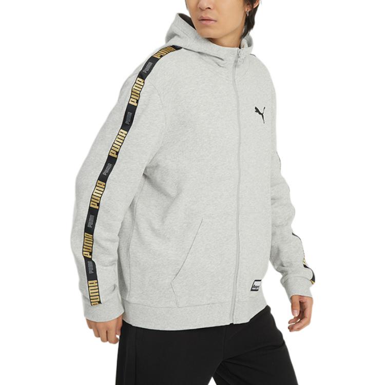 PUMA Handwriting Label Jacket 'Grey' 539532-04