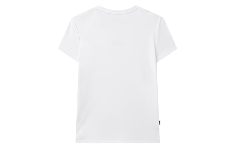 (WMNS) FILA Casual Sports Short Sleeve t White T-Shirt F51W018154F-WT
