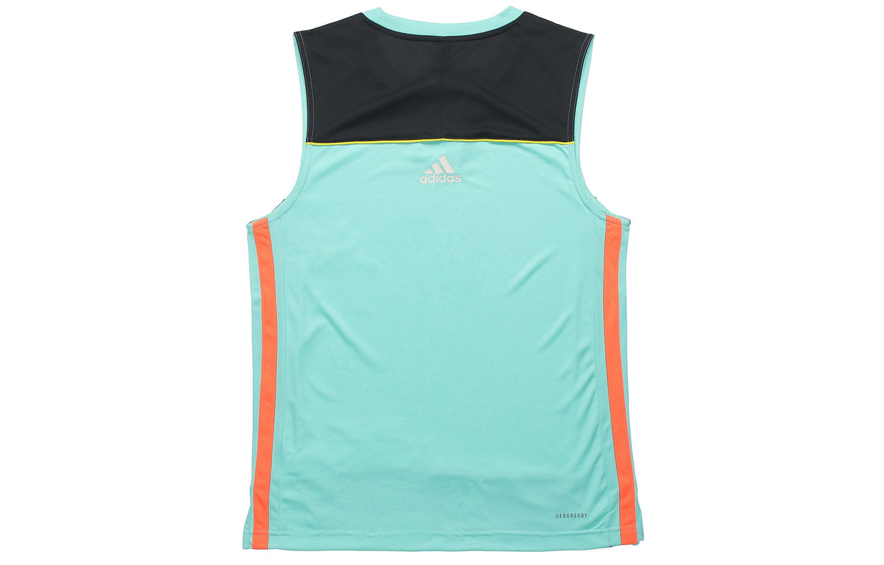 adidas Hrdn Tank Logo Gym Training Basketball Sports Vest Green GP9792