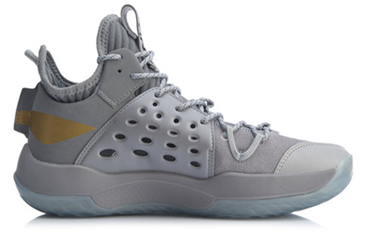 Li-Ning Sonic 7 Mid-Top 'Grey Gold' ABAP077-1