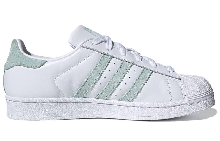(WMNS) adidas Superstar 'White Vapour Green' EE7401