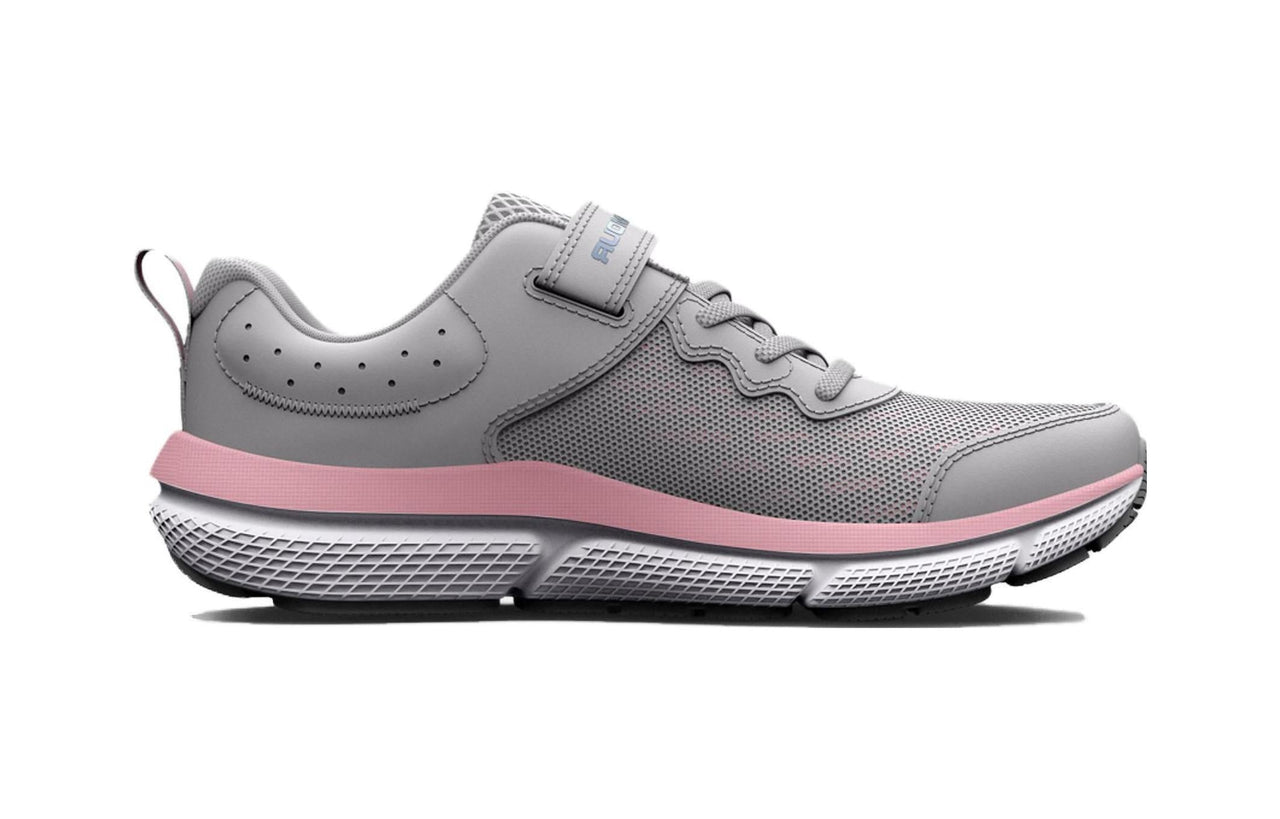 (PS) Under Armour Assert 10 AC Wide 'Halo Grey Pink Sugar' 3026193-100