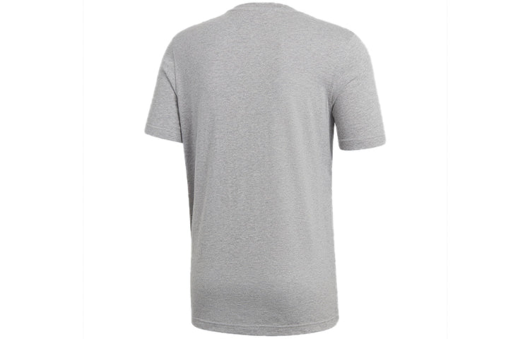 adidas originals Chest Logo Sports Short Sleeve Gray CY4574