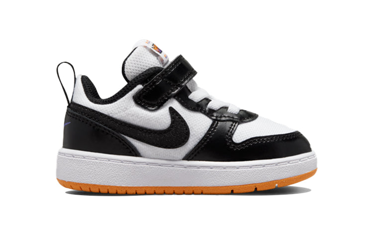 (TD) Nike Court Borough Low 2 SE 'White Kumquat Black' DN1230-100