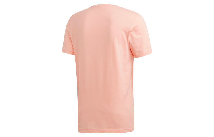 adidas Embroidery GFX3 Printing Round Neck Short Sleeve Pink FP8458
