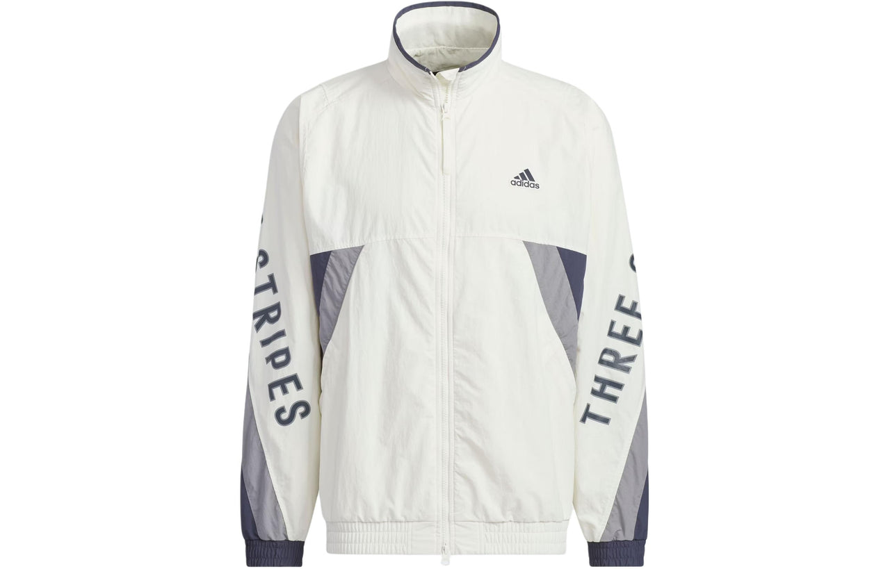 adidas Word Woven jacket Asia Sizing 'White Purple' IT4361