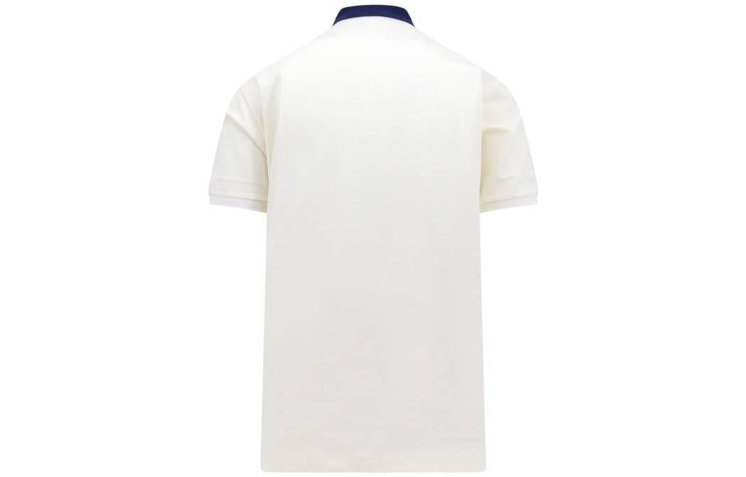 Gucci Interlocking G Stripe Detailing Polo Shirt 'White' 753078-XJFTN-9733
