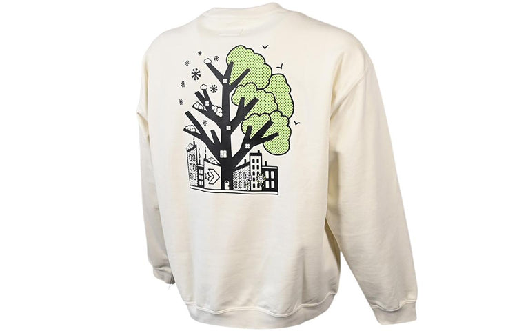 Converse Spring Up Graphic Crew Sweatshirt 'Egret' 10025464-A01