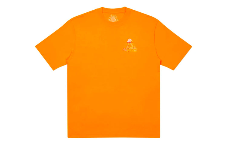 PALACE Printing Unisex Orange T-Shirt P19TS222