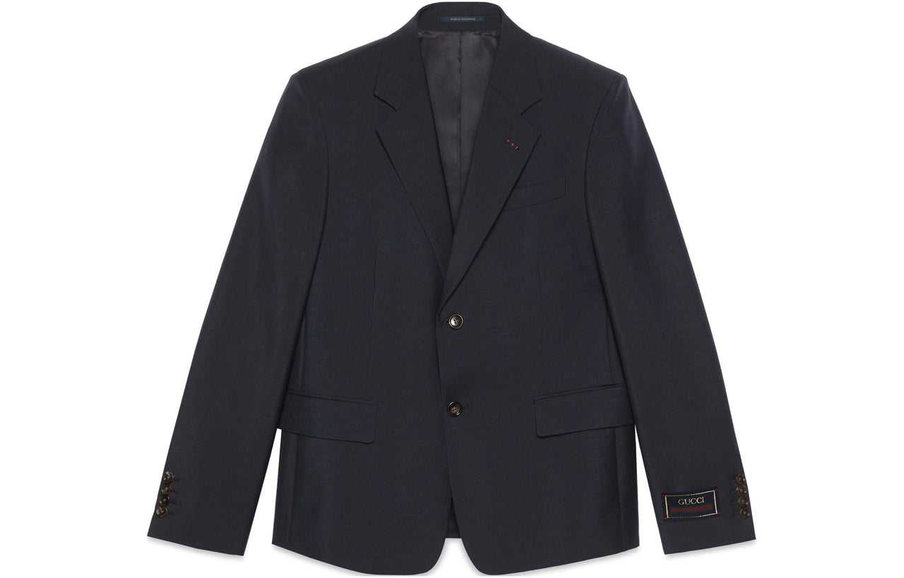 Gucci Wool Mohair Formal Suit 'Midnight Navy' 770371-Z592B-4169