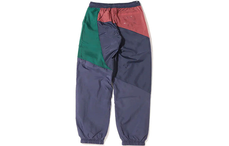 Men's adidas originals Bld Cb Tp Shadow Logo Splicing Bundle Feet Sports Pants/Trousers/Joggers Autumn Navy Blue HC4501