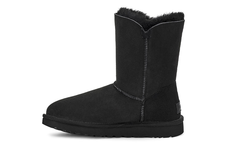 (WMNS) UGG Bailey Zip Short Fleece Lined Black 1112480-BLK