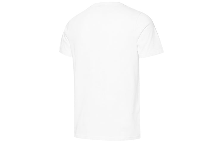 PUMA Logo Round Neck Sports Short Sleeve White 848723-02