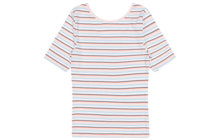 Levis Large Round Neck Stripe Slim Fit Short Sleeve Colorblock T-Shirt 85395-0004