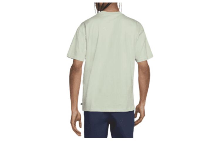 Men's Nike SB Alphabet Printing Casual Short Sleeve Aqua Blue T-Shirt DQ1851-017