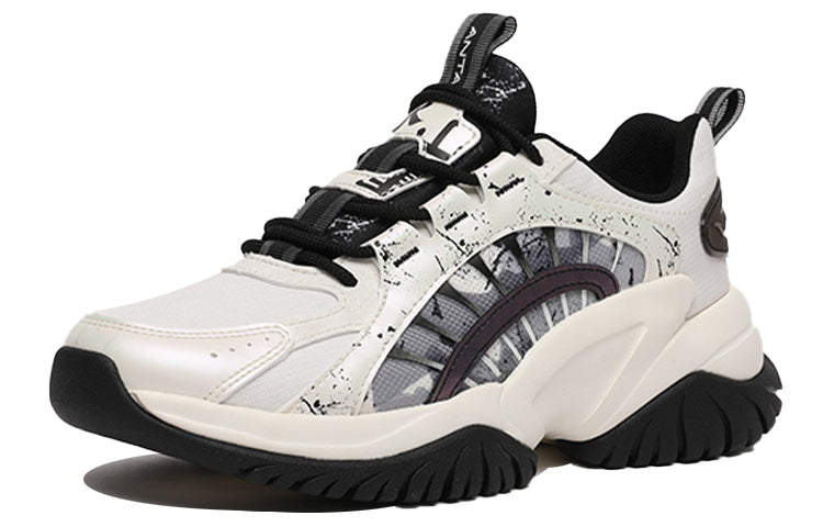 (WMNS) ANTA Training Series Sneakers'White Black' 122117758-6