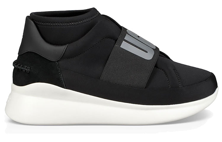 (WMNS) UGG other Platform shoes 'Black White' 1095097-BLK