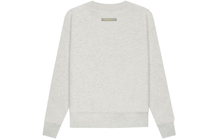(GS) Fear of God Essentials SS21 Pull-Over Crewneck Light Heather Oatmeal FOG-SS21-517