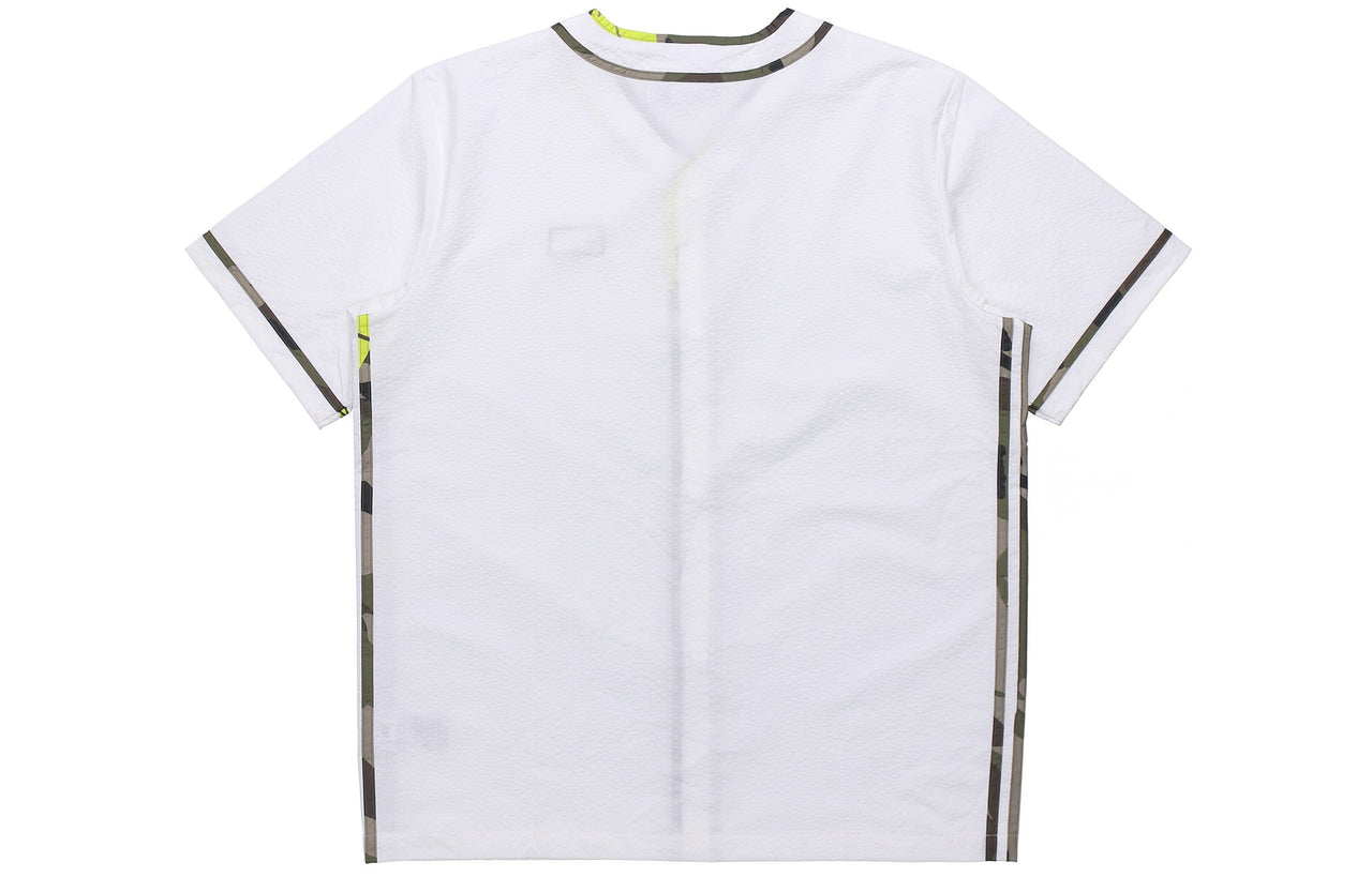 adidas originals Sports Casual Short Sleeve Shirt Men White GK5911