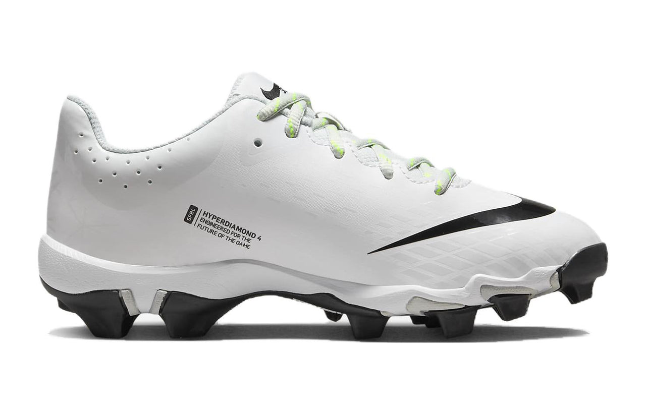 (GS) Nike Hyperdiamond 4 Keystone GG 'White Black' CZ5919-103