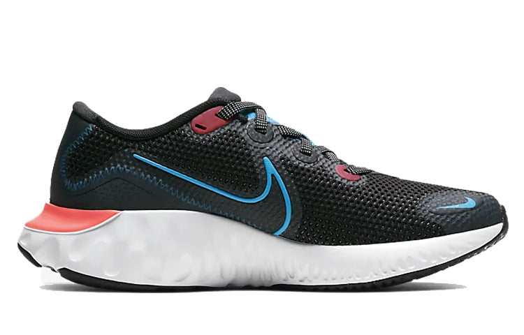 (GS) Nike Renew Run 'Black Crimson Laser Blue' CT1430-090