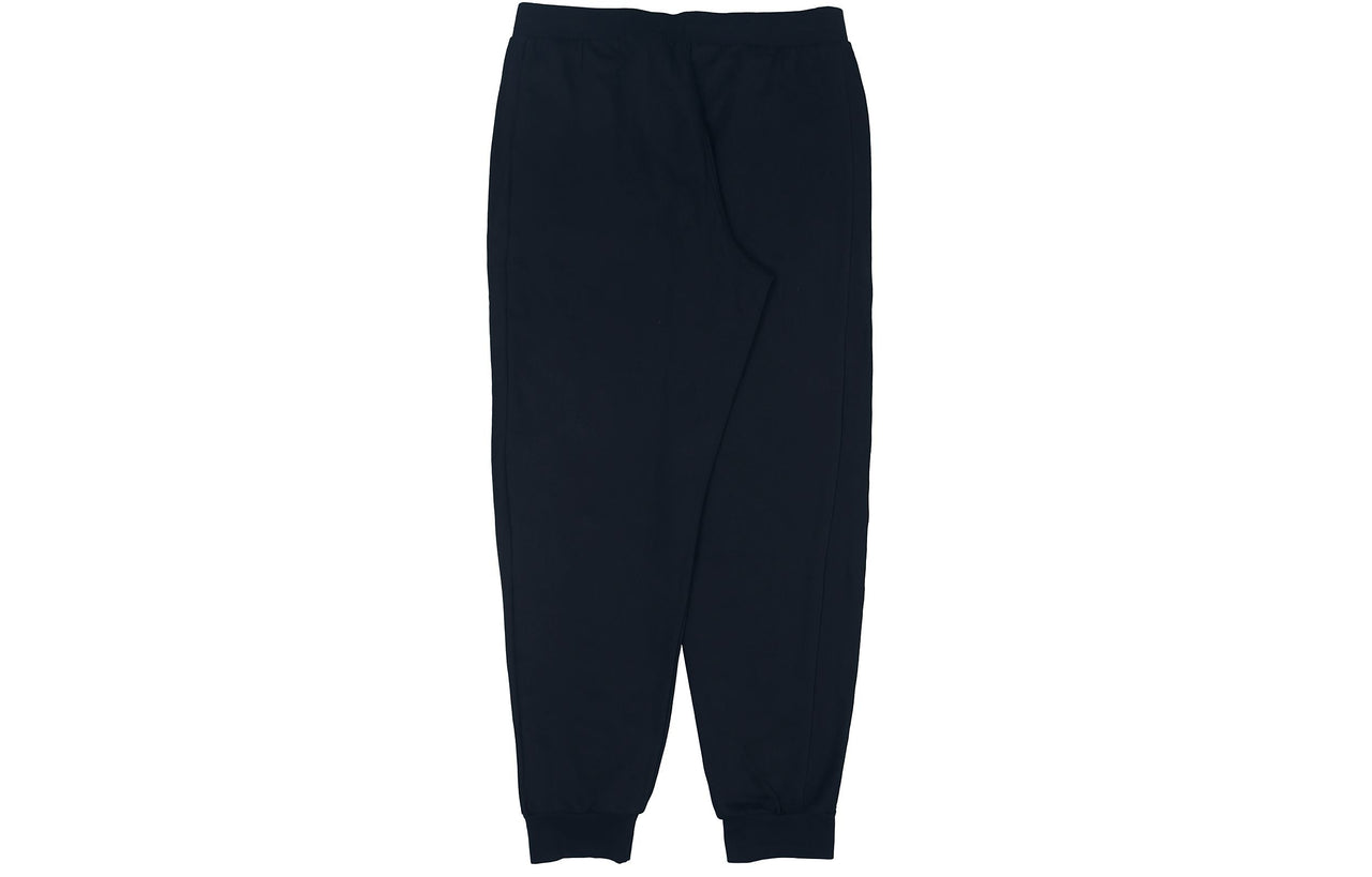 Men's adidas neo Logo Printing Fleece Lined Stay Warm Bundle Feet Sports Pants/Trousers/Joggers Black CV9327