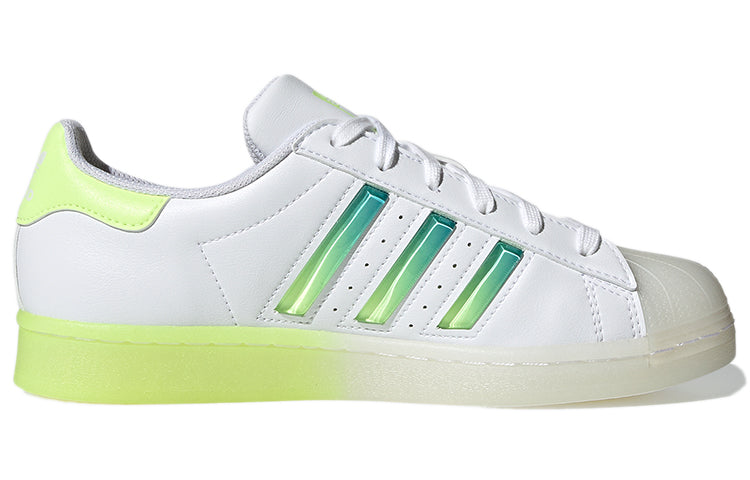 (WMNS) adidas originals Superstar 'White Yellow Green' GW4909