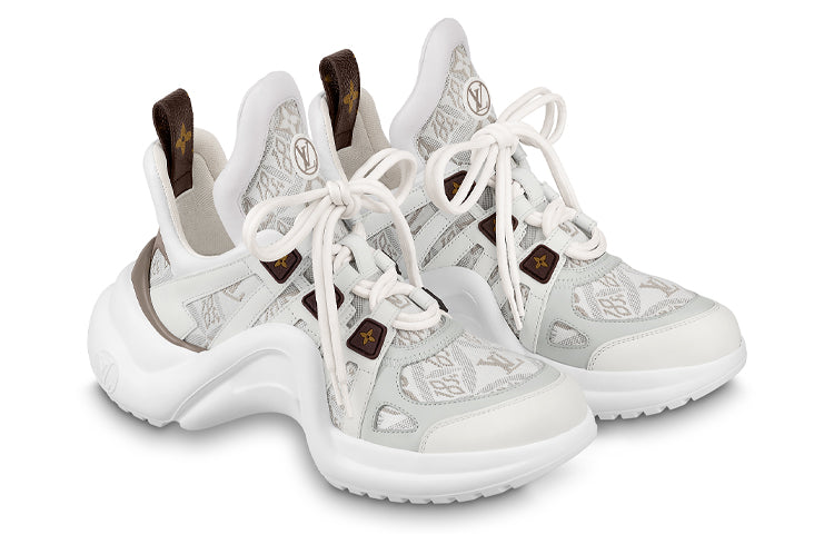 (WMNS) LOUIS VUITTON Archlight 1.0 Sneakers 'Beige with Monogram' 1AAIX1