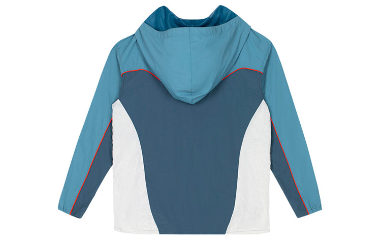 ASICS x SAYHELLO Series Contrasting Colors Zipper Jacket Couple Style Blue 2193A038-401