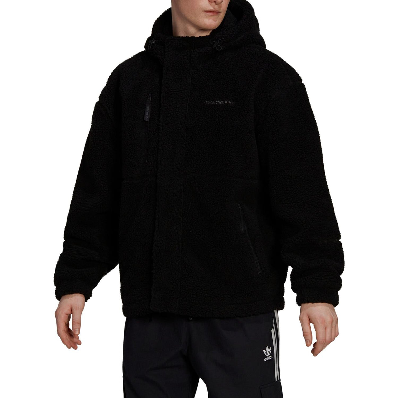adidas Originals Polar Fleece Storm Jackets 'Black' HN0388