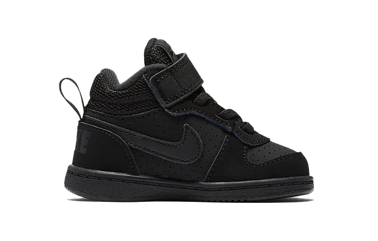 (TD) Nike Court Borough Mid 'Triple Black' 870027-001