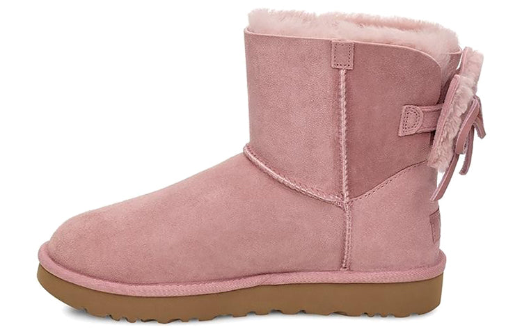 (WMNS) UGG Classic Dudble Bow Mini 'Pink' 1103652-PCRY