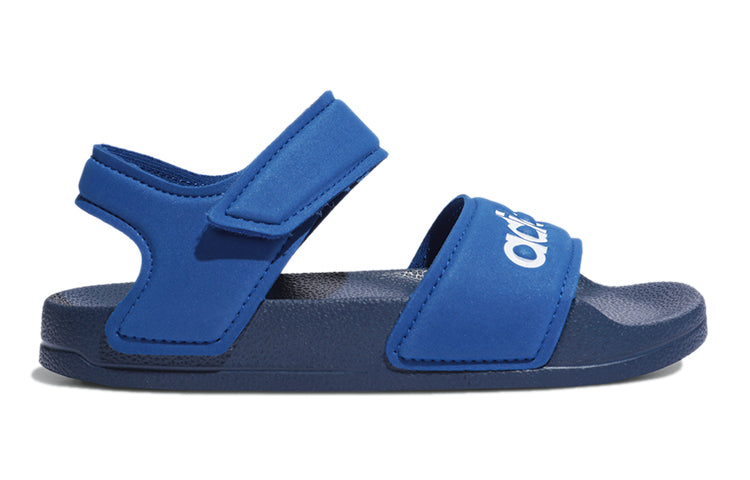 (GS) adidas Adilette Sandal K Blue Sandals 'Blue Black' EG2133