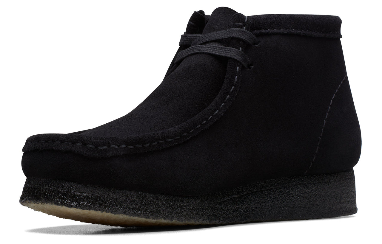 Clarks Wallabee Boots 'Black Suede' 261555177