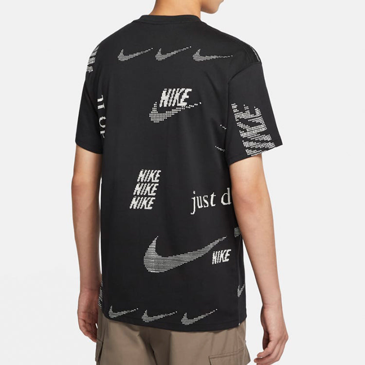 Nike Sportswear Pattern Short Sleeve Black CW0378-010