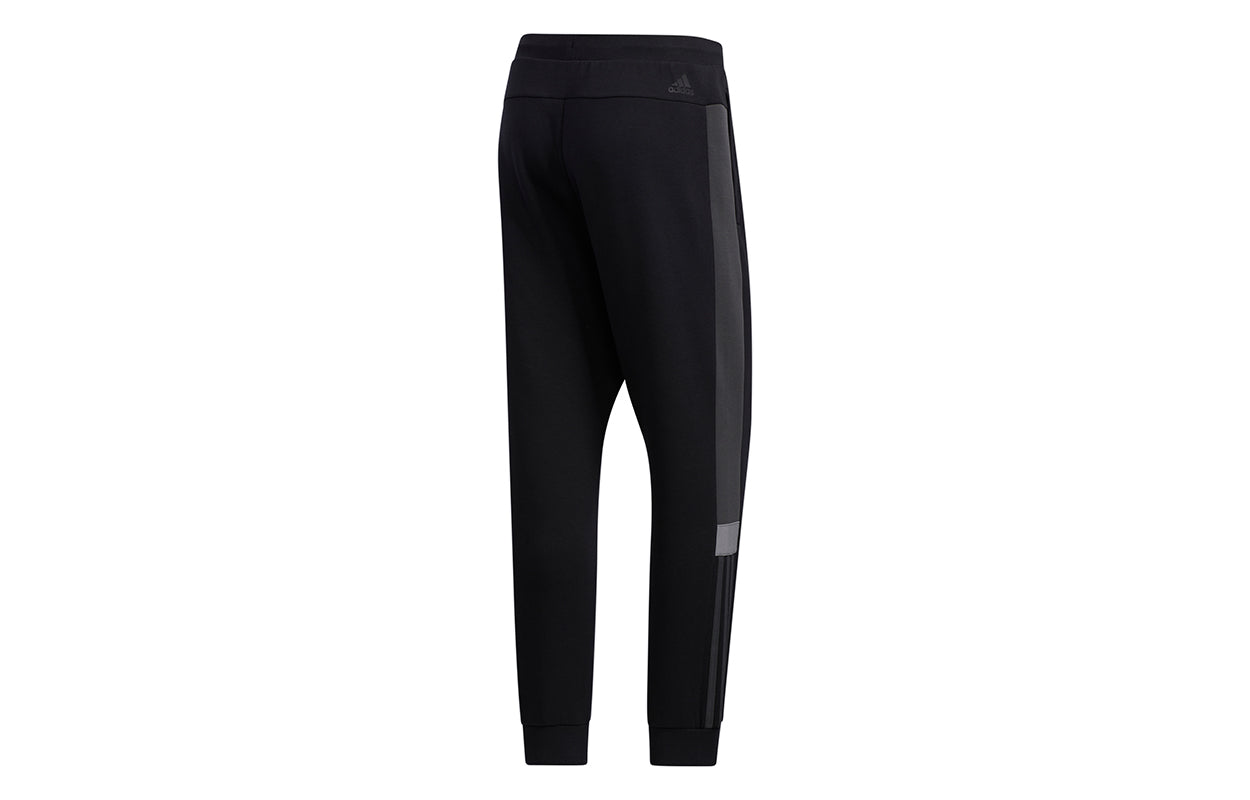 adidas Ub Pnt Dk Colorblock logo Casual Bundle Feet Sports Pants Black GM4399