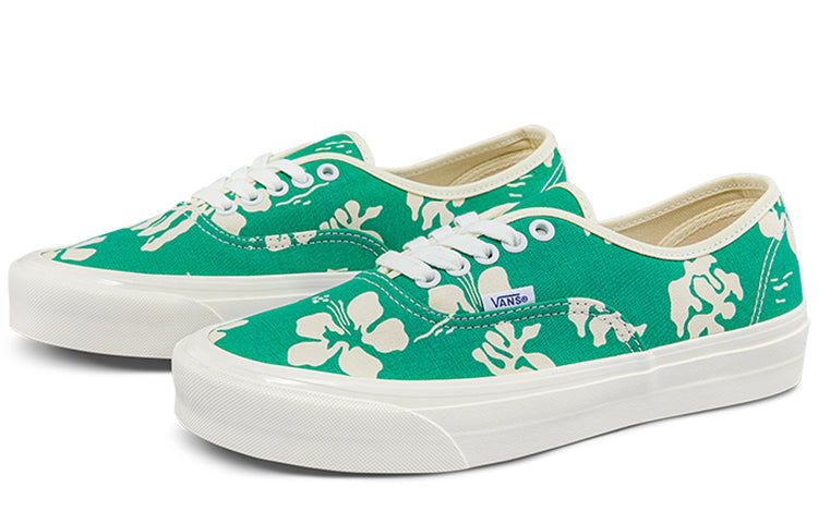 Vans Authentic 44 DX Low Tops Casual Skateboarding Shoes Green Printing Unisex VN0A5KX4AWP