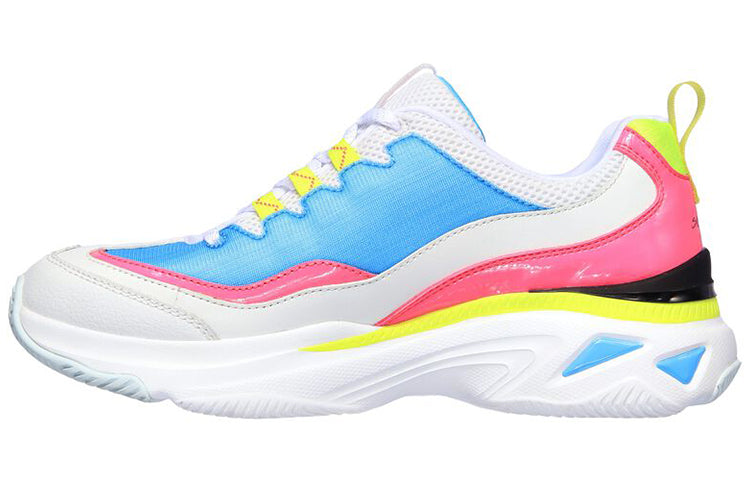 (WMNS) Skechers Energy Racer Low-Top Running Shoes White/Blue 149374-WBLP