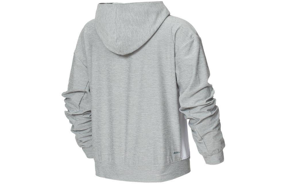 (WMNS) New Balance Sport Spacedye Fashion Layer Hoodie 'Light Grey' WT21450-AG
