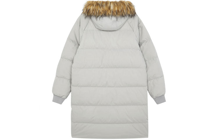 New Balance Classic Long Down Jacket 'White' AMJ14321-ARF
