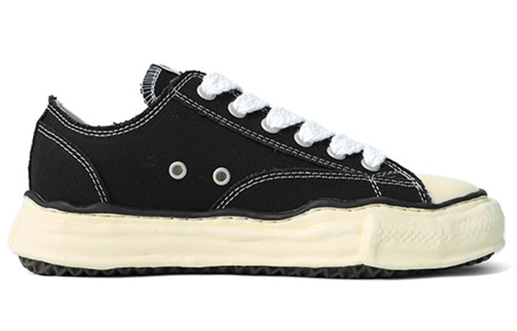 Maison MIHARA YASUHIRO PETERSON VL OG Sole Canvas Low-top Sneaker 'Black' A09FW733-BLK