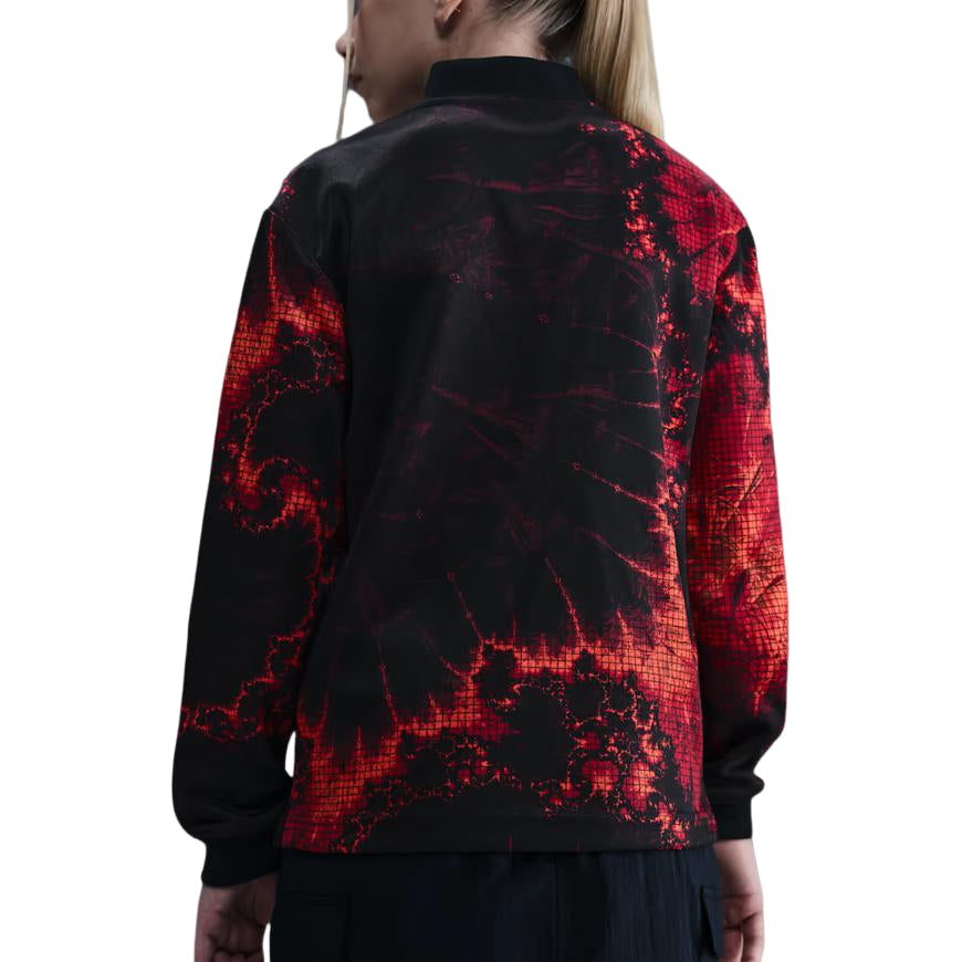 (GS) Nike Netherlands Hollywood Keeper Dri-FIT Soccer Jersey 'Black Hyper Crimson White' IO2569-010