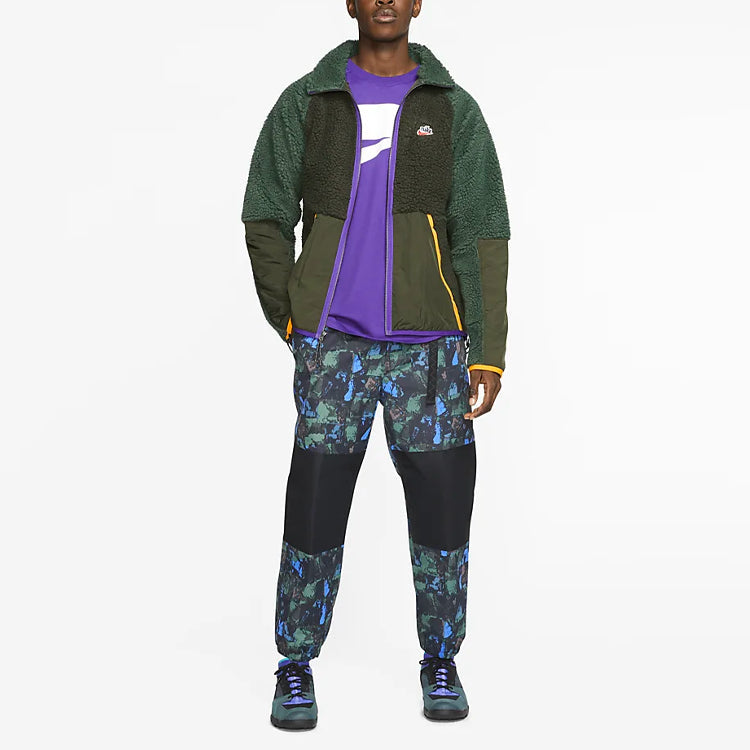 Nike Unisex Sportswear Stand Collar Jacket Green BV3722-355