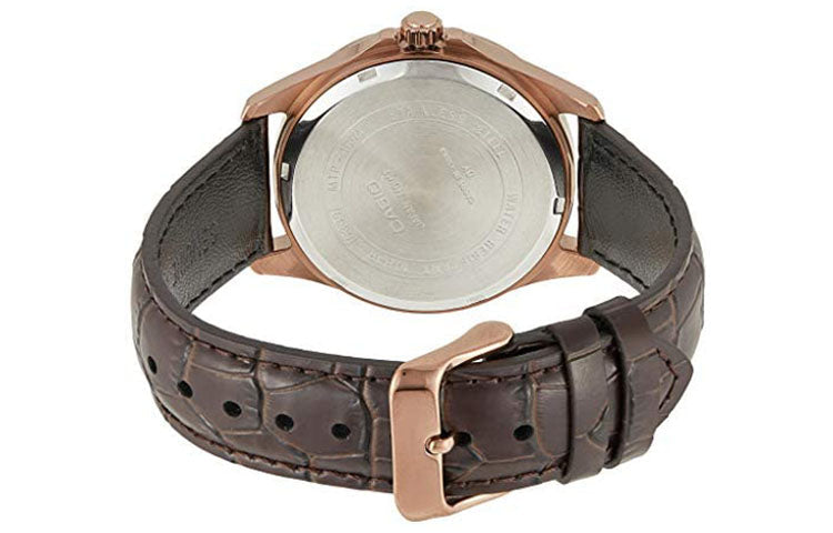 CASIO Quartz Limited Edition Waterproof Mens Brown Analog MTP-1384L-7A