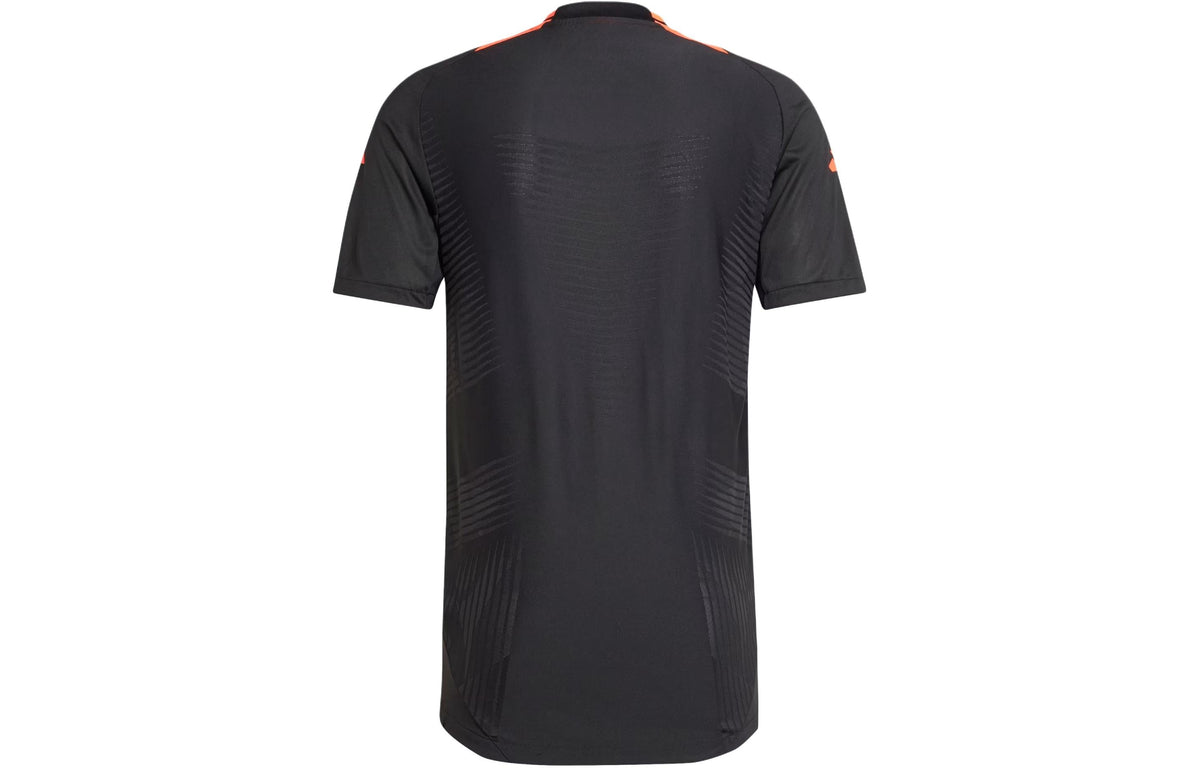 adidas Tiro 24 Pro Training Soccer Jersey Asia Sizing 'Black Orange' IP1869