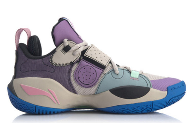 Li-Ning Wade All City 8 'Grey Purple' ABPQ005-5