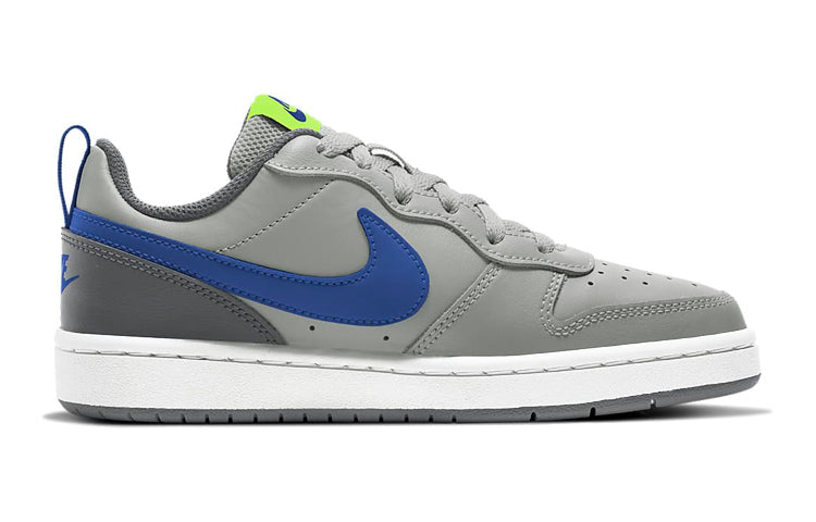 (GS) Nike Court Borough Low 2 'Grey Fog Game Royal' BQ5448-012