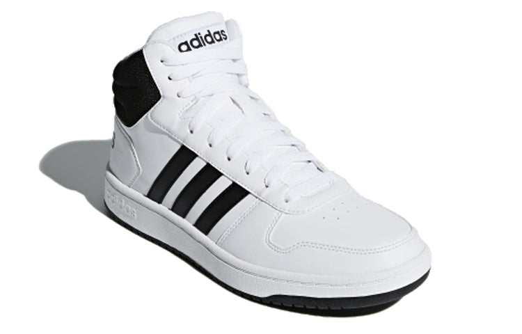 adidas Hoops 2.0 Mid 'White Black' BB7208